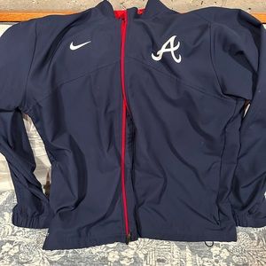 Nike Atlanta Braves full zip windbreaker